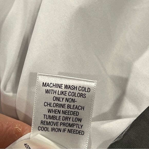 Dana Buchman drape neckline sleeveless knee length dress size Large - Picture 10 of 13